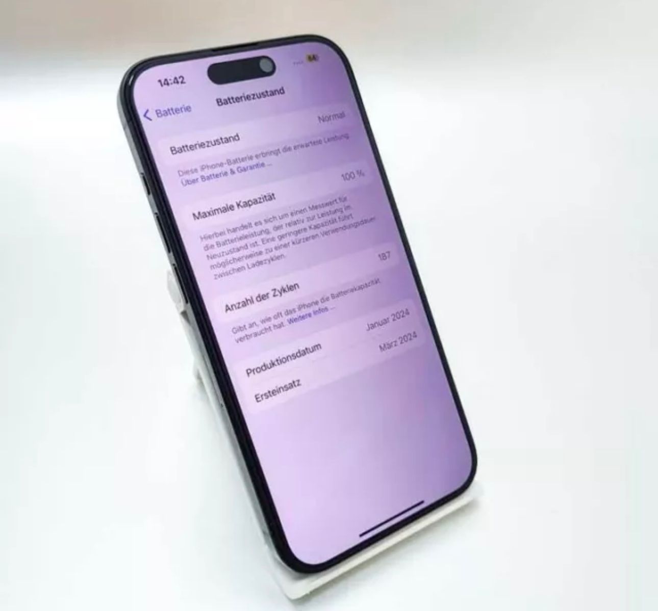 Apple Handys / Smartphones: iphone 15 pro  (256gb) Akku 100% – Gebraucht aus Luzern von Waince786 1