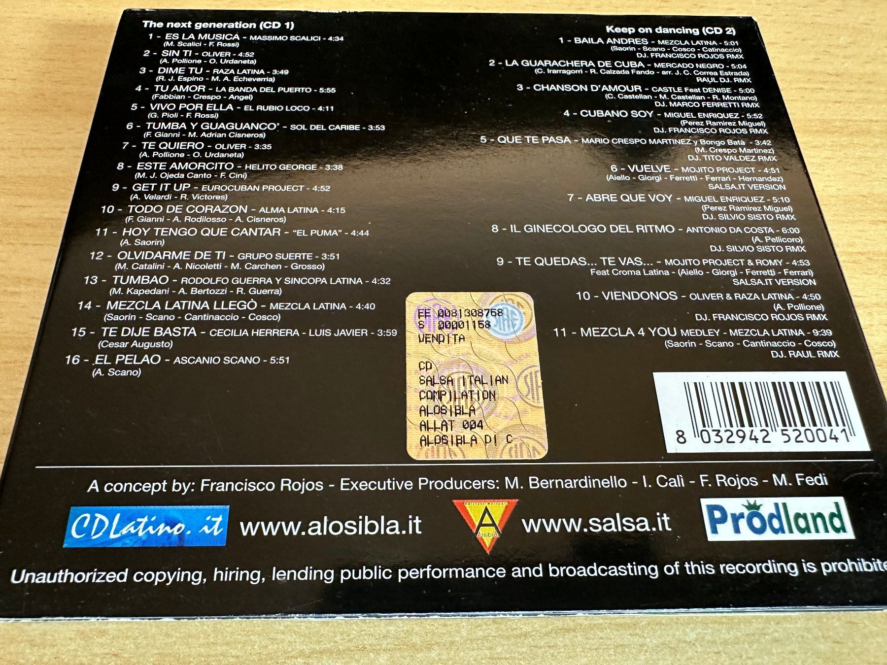 CD: Various – Salsa.Italian - 2 CD – Usato da Rikon im Tösstal venduto da Alpenmutz 1