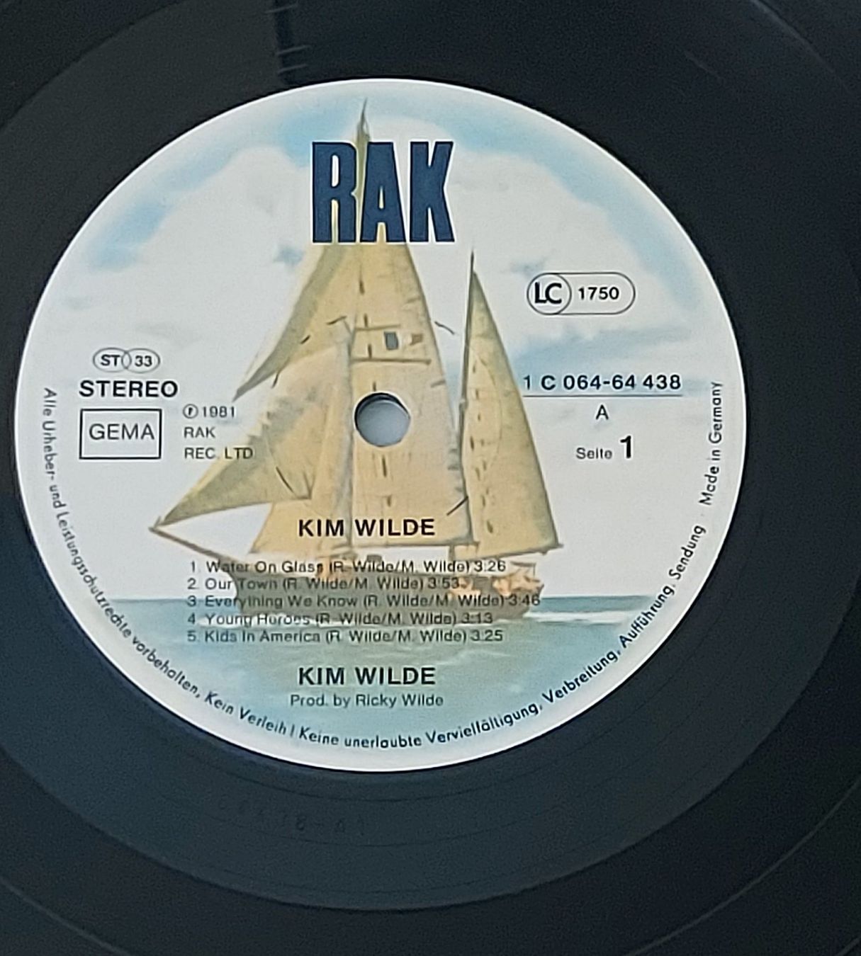 Dischi in vinile: LP - KIM WILDE - KIM WILDE – Usato da Steckborn venduto da Quo7 1