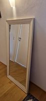 Wandspiegel weiss mit Silberrand