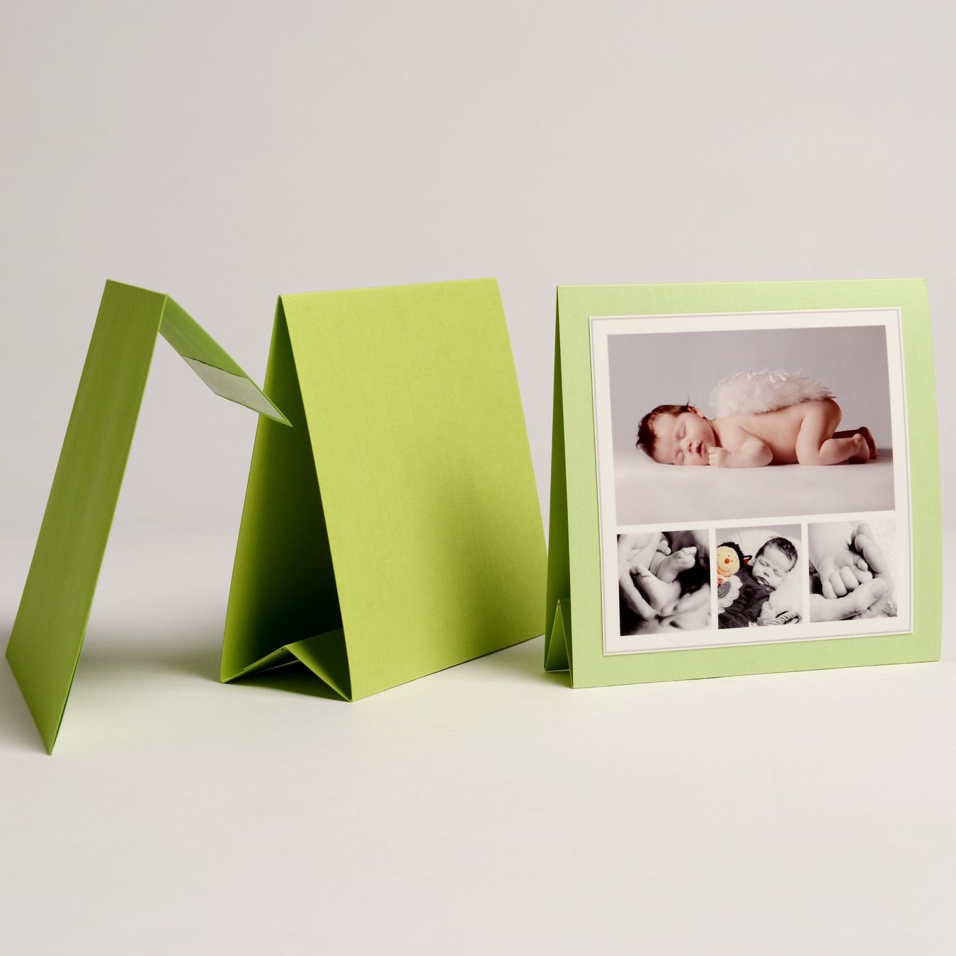 Cartoline: Grüne Klappkarten mit Couvert – Nuovo e nell'imballaggio originale da Uznach venduto da EH249