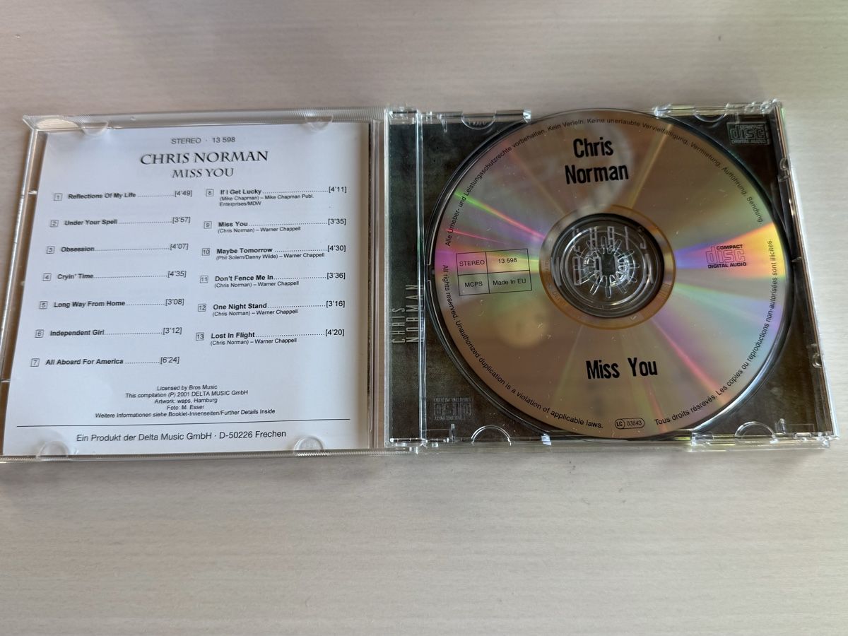 CD: Chris Norman - Miss You - CD – Usato da Oberried Brienz venduto da Chyara 2