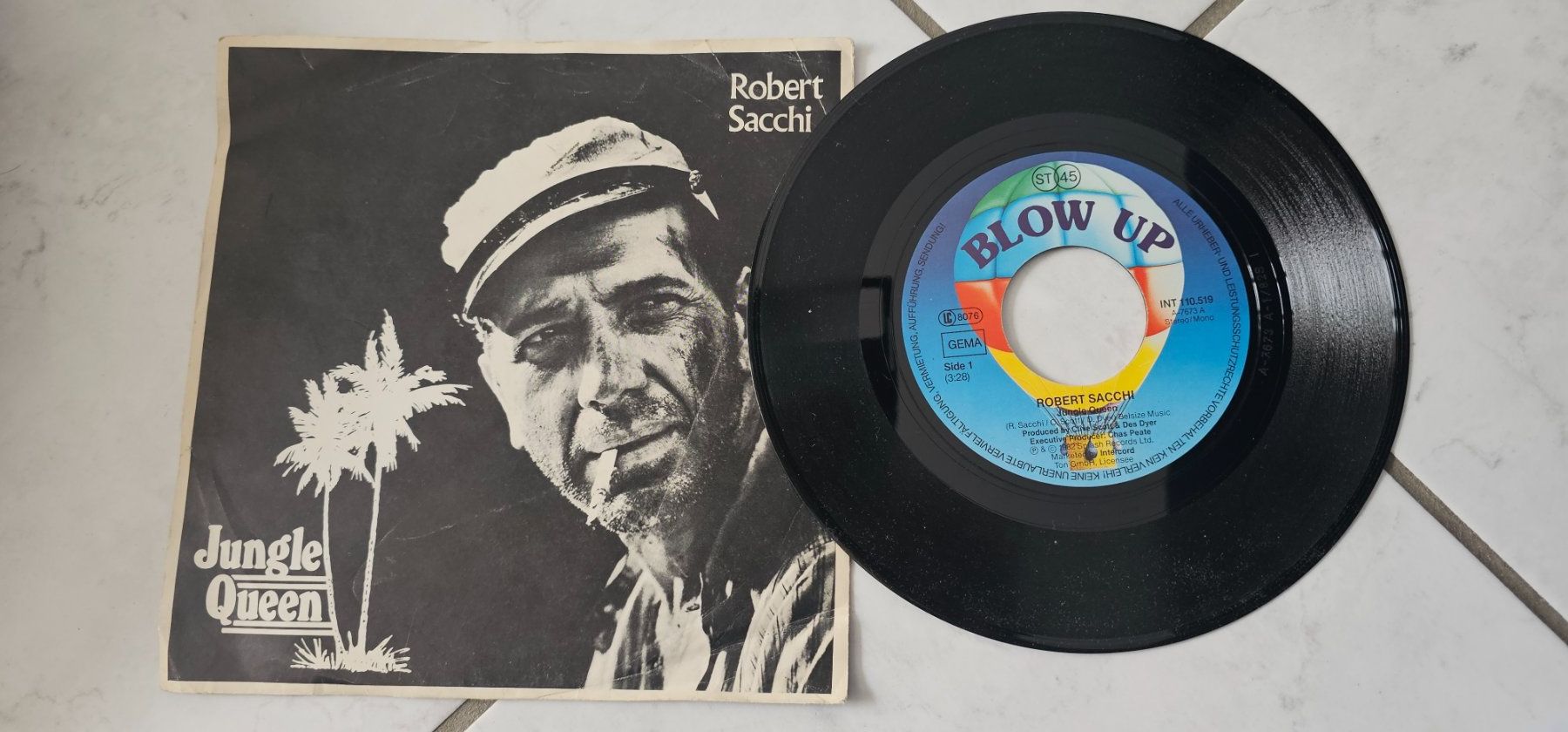 Dischi in vinile: Robert Sacchi- Jungle Queen/ Vinyl Single – Usato da Geuensee venduto da JeMaUrPe