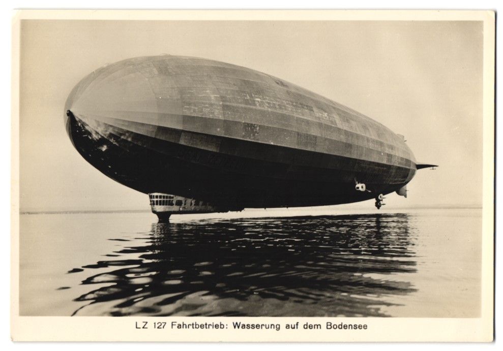 Fotografie & Manifesti: Fotografie Zeppelin LZ 127 Graf Zeppelin – Usato da Berlin venduto da bartko-reher