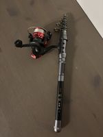 Angelrute mit Rolle YF200 Teleskop 210 cm gebraucht