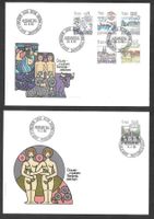 6 FDC Serie 680 - 693 ET 1982 - 1986 schön illustriert