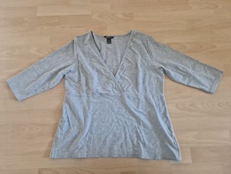 Umstands-Shirt grau Grösse XL - 3/4 Ärmel