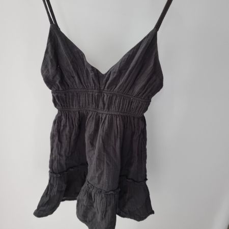 Schwarzes Sommerkleid im Bohemian-Stil Gr. S Top Zustan...