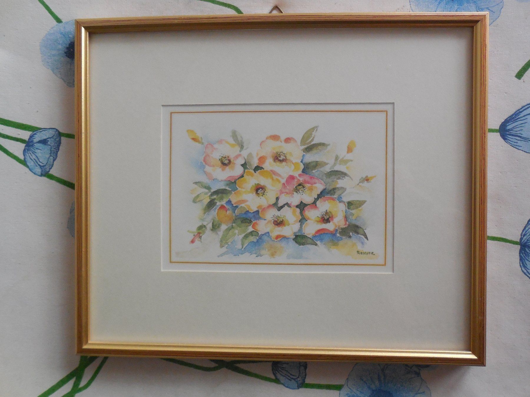 Foto & Immagini: 3 Blumenbilder gemalt: Malerin: Renate – Usato da Birsfelden venduto da Sakurajima 1