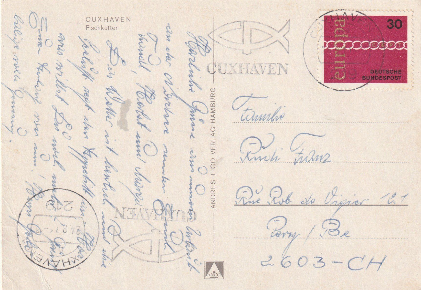 Cartoline postali: Segelschiffen – Usato da Lumbrein venduto da made02 1