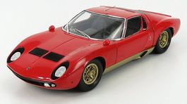 LAMBORGHINI MIURA P400 S ROT/GOLD 1:18 KYOSHO