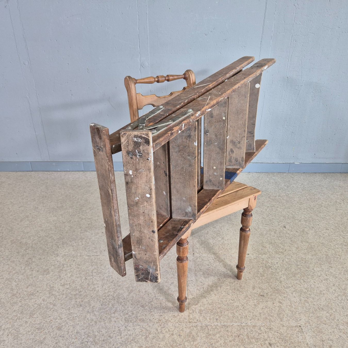 Scale: Bockleiter 5 Stufen Holzleiter Malerleiter Leiter – Usato da Nottwil venduto da Wondewa-Shop 7