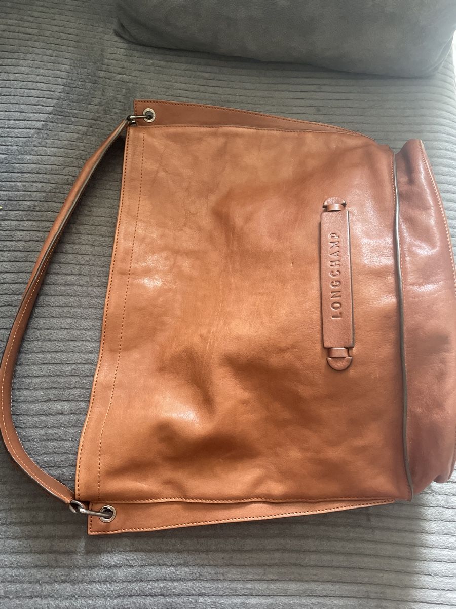 Longchamp Borse: Sac en cuir marron Longchamp – Usato da Montreux venduto da Pipo7878