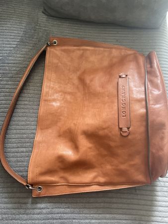 Sac en cuir marron Longchamp
