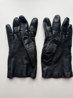 Charity Sale: Vintage Leder Handschuhe schwarz