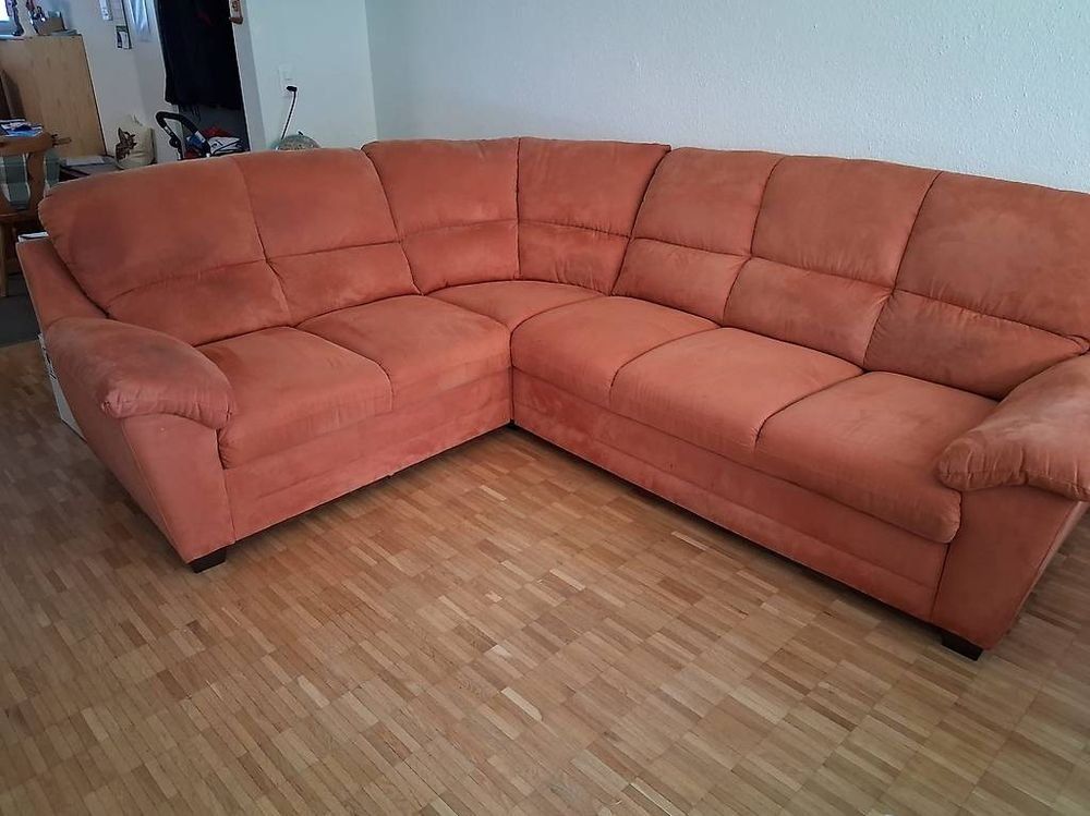 Sofas: Rundecksofa mit Auszieh-Bettfunktion – D'occasion à Buochs par Theo-Bissig