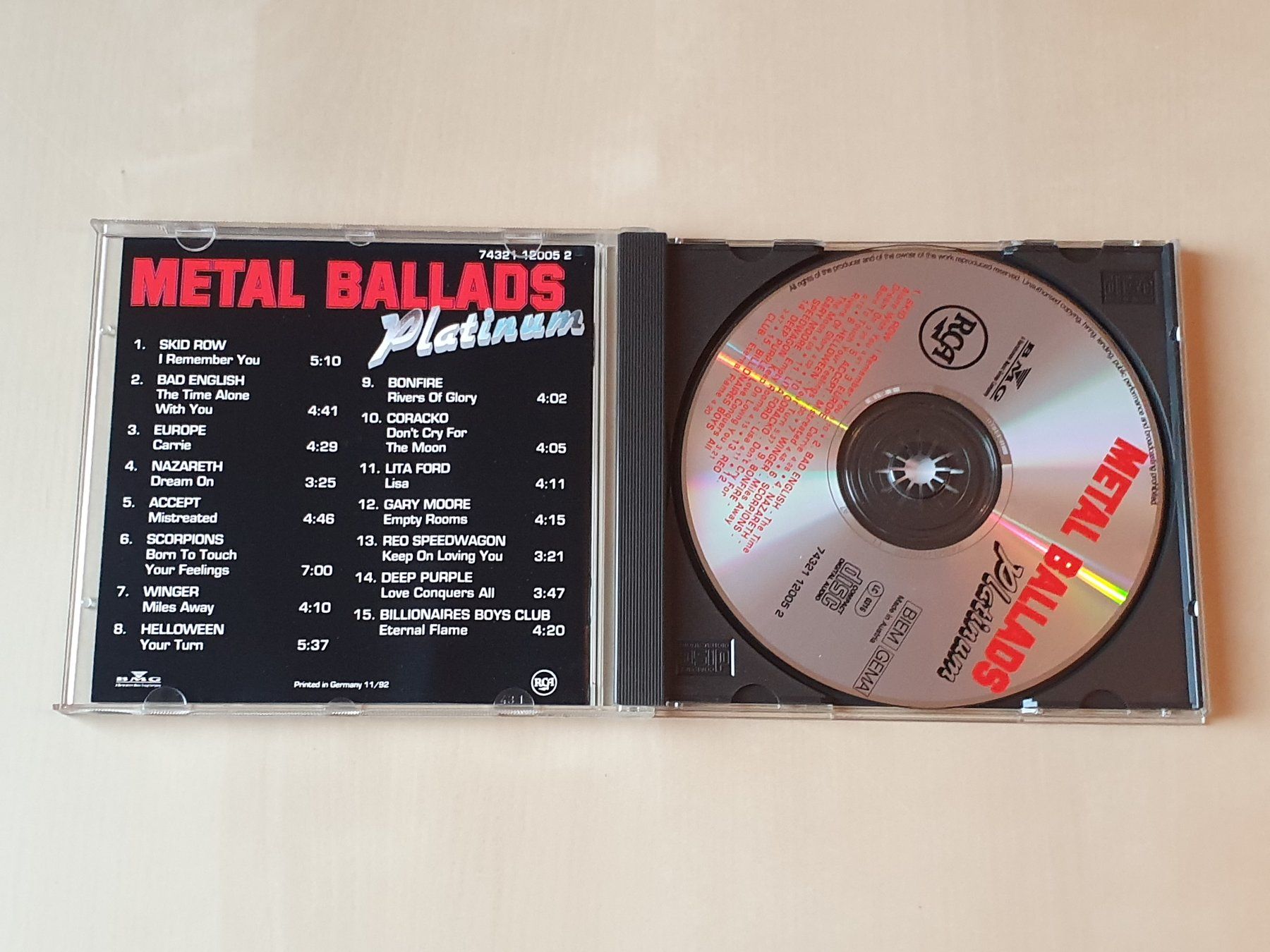 CDs: Metal Ballads Platinum – Gebraucht aus Stansstad von collectorsshop 2