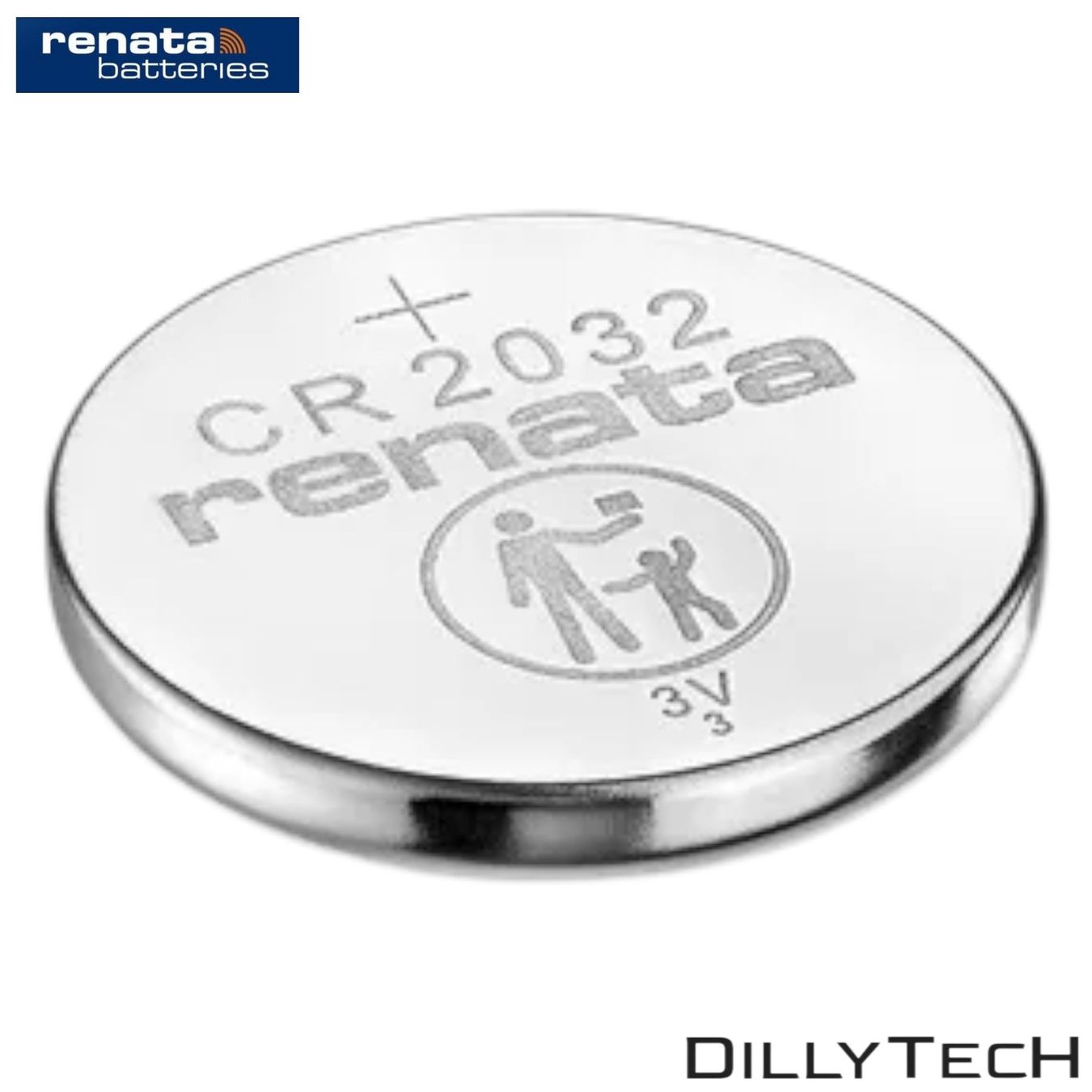 Akkus & Batterien: Renata CR2032 Lithium Knopfzellenbatterie - 2 Stk. – Neu und originalverpackt aus Meilen von DillyTecH 1