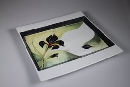 Handbemalte Langenthal Platte Iris Rochbach