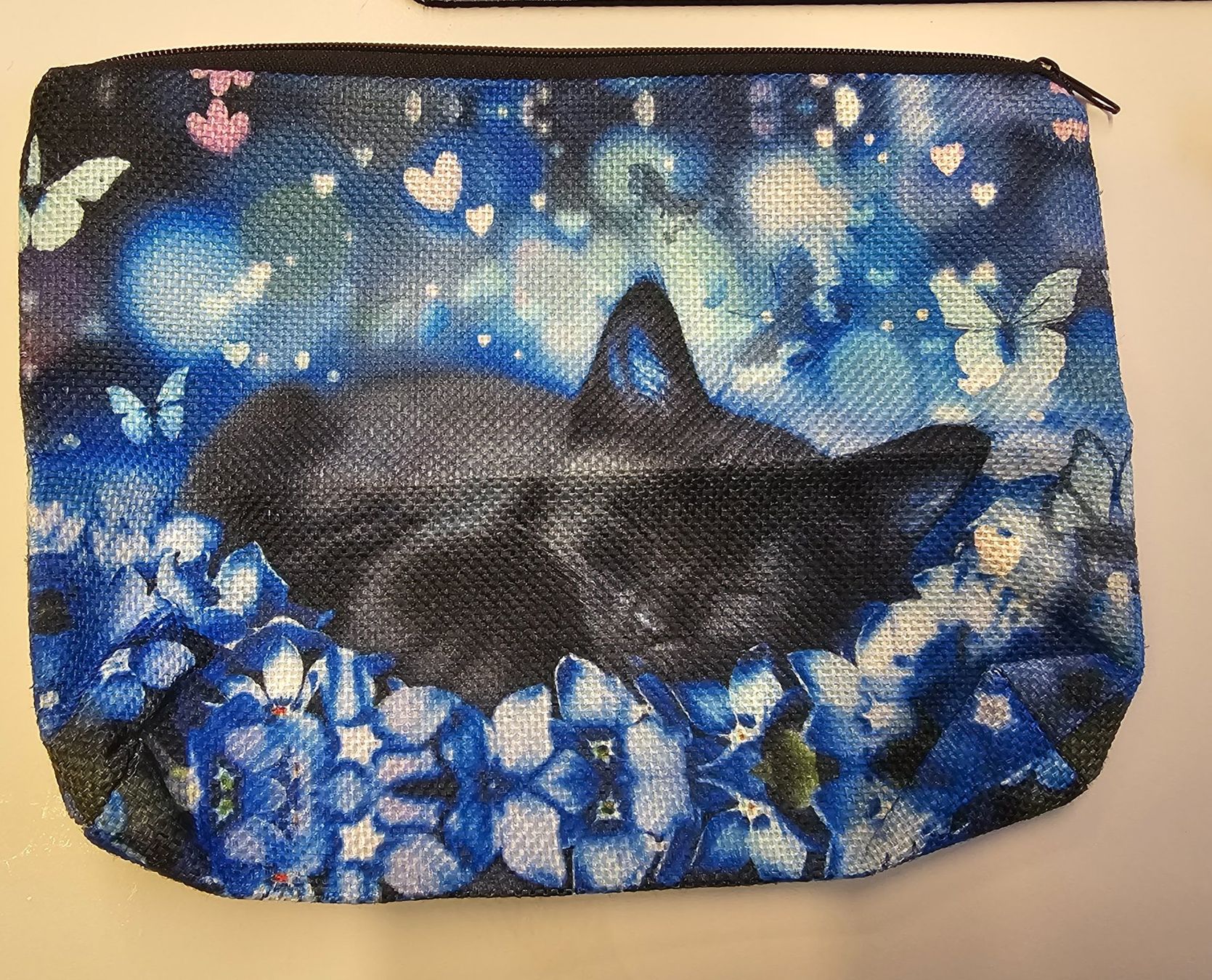 Kosmetikkoffer: Täschli / Necessaire Katze Schmetterling NEU – Neu und originalverpackt aus Füllinsdorf von Sunnebliemli7 4