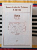 1214 Ilanz🌞1:25'000 Landeskarte der Schweiz