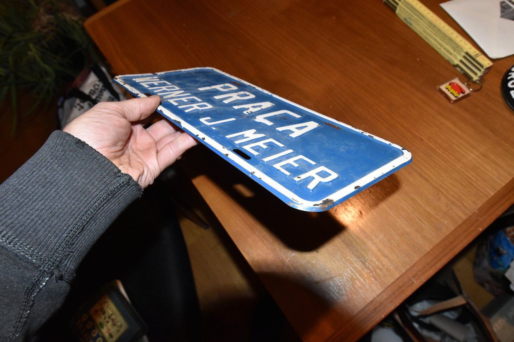 Schilder: VINTAGE Praca Werner J. Meier BLECHSCHILD brasilien? – Gebraucht aus Pfaffhausen von mono_rec 7