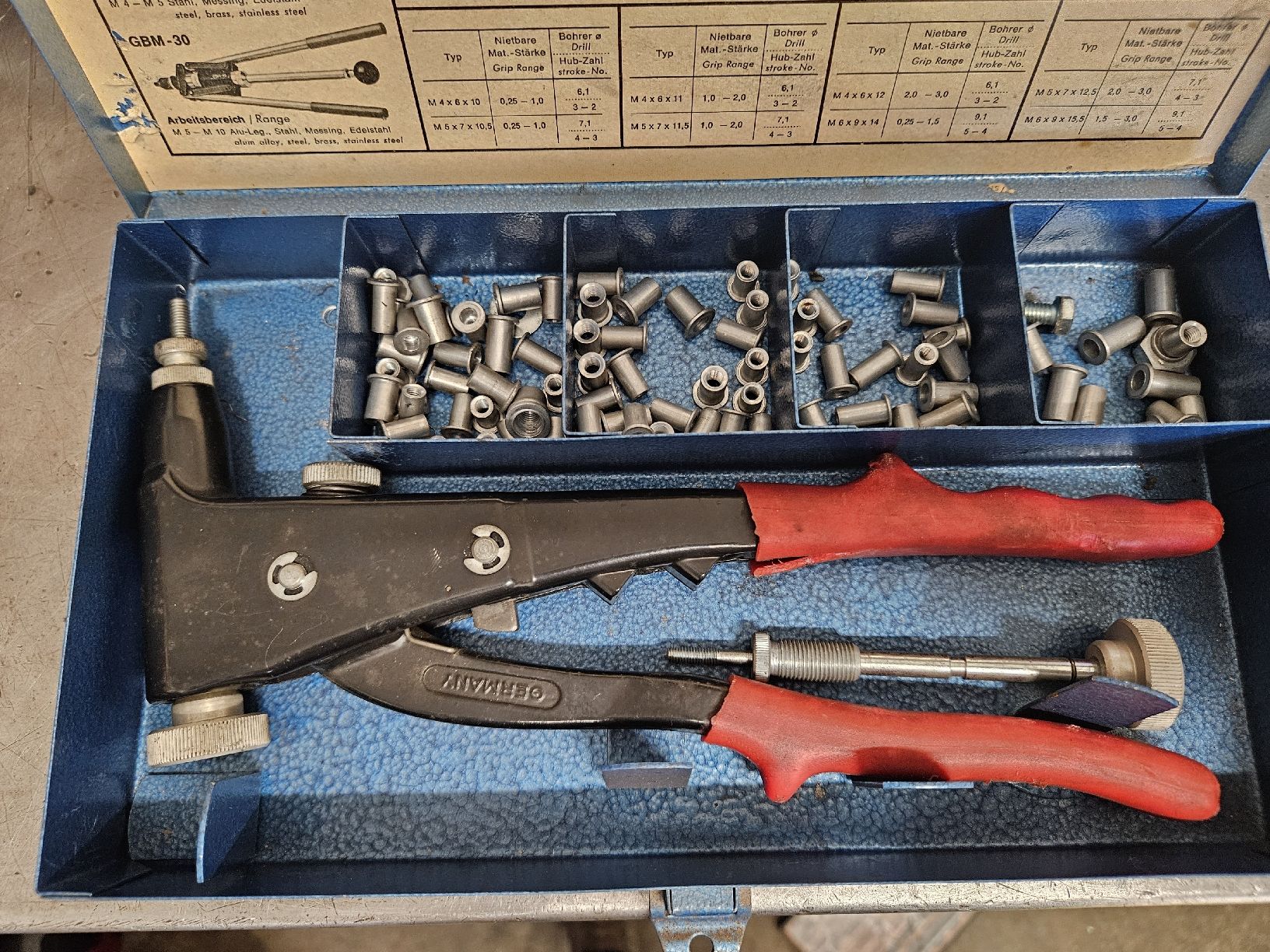 Tutti gli attrezzi: Blindnietmutter- Set  – Usato da Dielsdorf venduto da toe51664 1