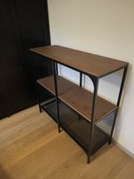 FJÄLLBO Shelving unit, black, 100x95 cm