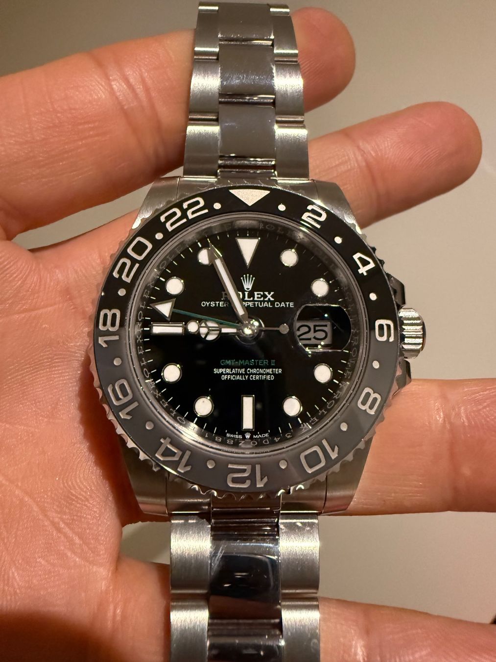 Rolex Uhren: Rolex GMT Master II Bruce Wayne 2025 - Like New! – Gebraucht aus Horgen von edd_77 1