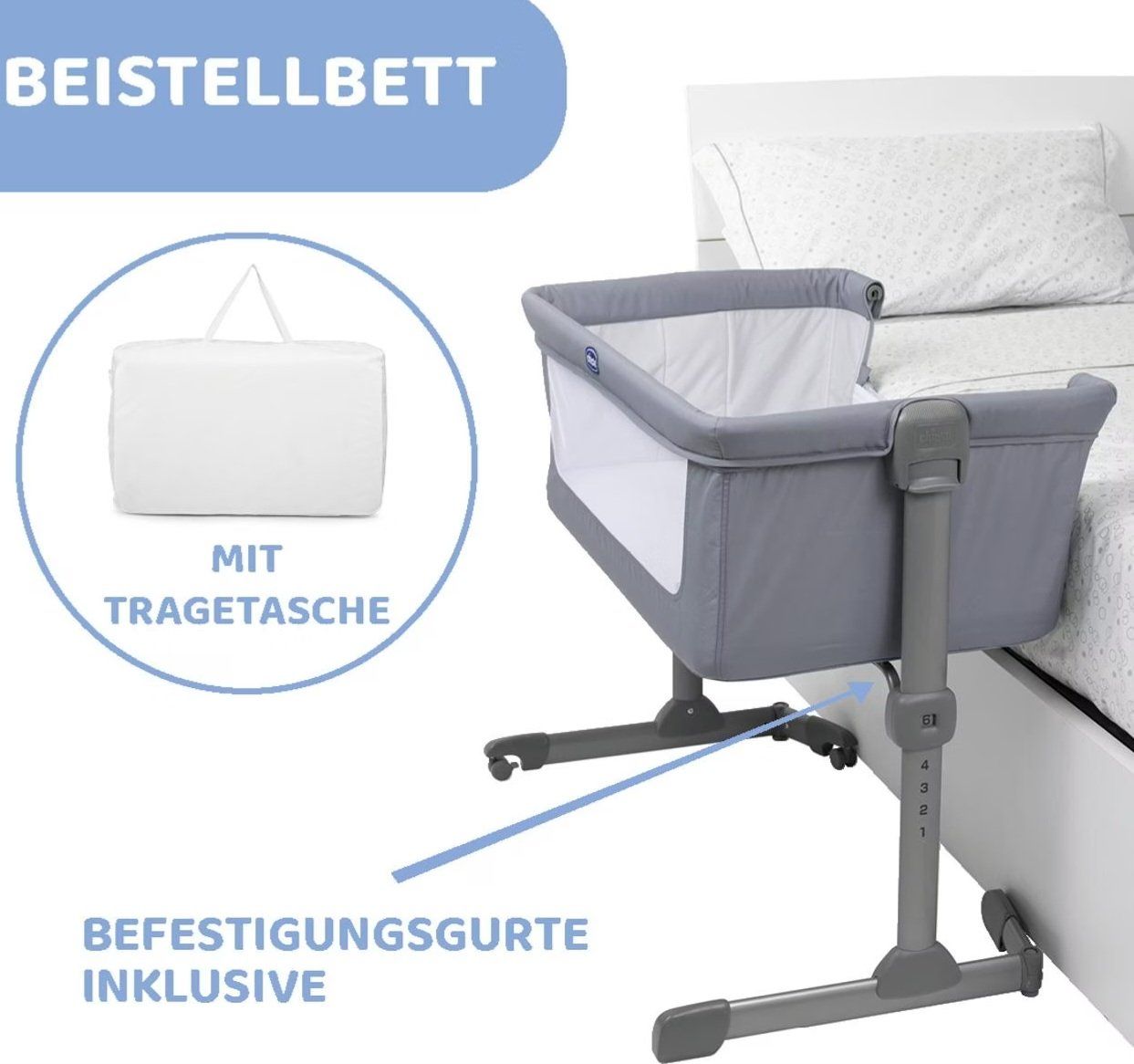 Chicco Culle: Chicco Next2Me Essential Beistellbett – Usato da Kriens venduto da Osacred 2