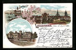 Litho Lausanne, Chateau d'Ouchy, Univers