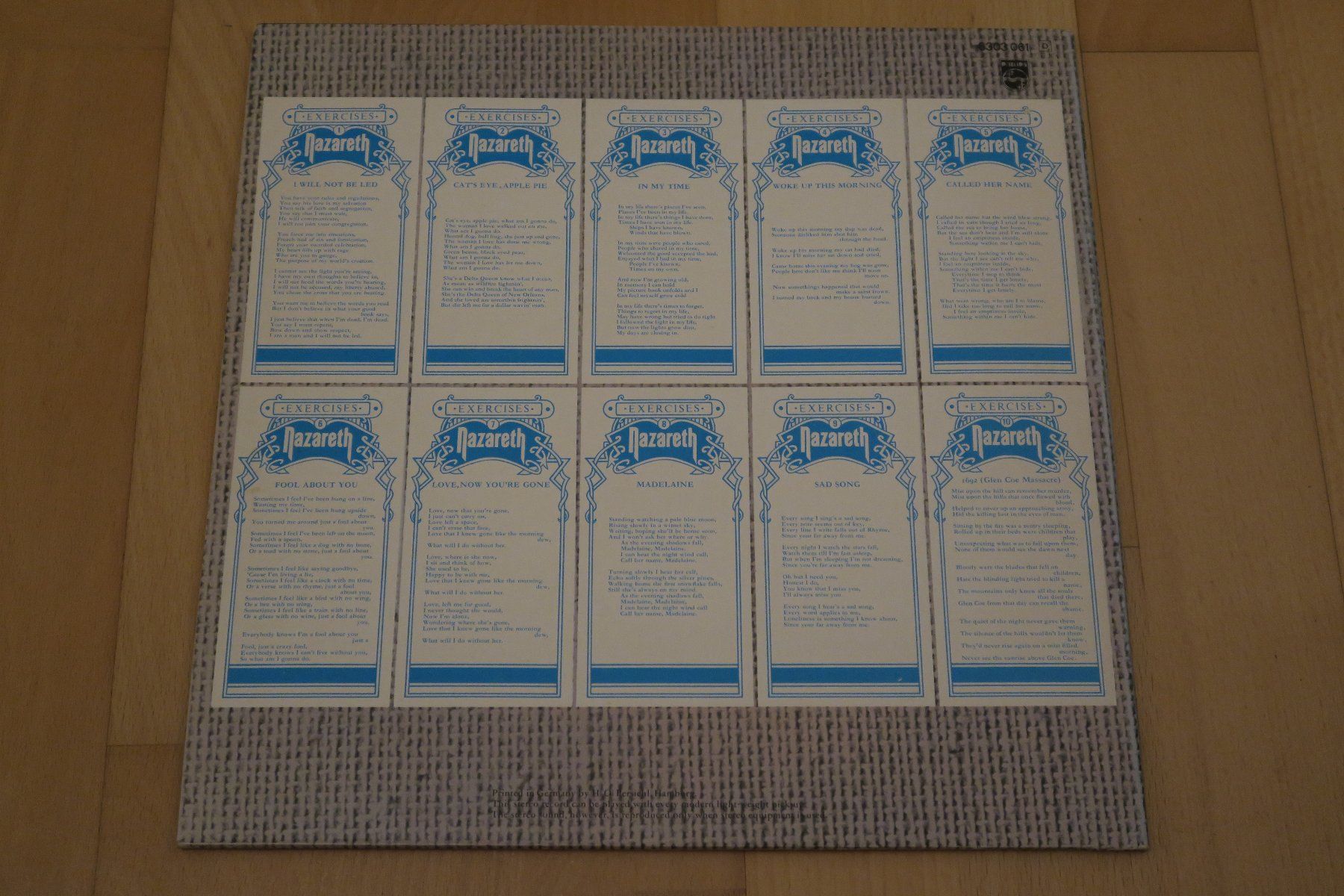 Dischi in vinile: Nazareth – Exercises – Usato da Thun venduto da Karibu70 2