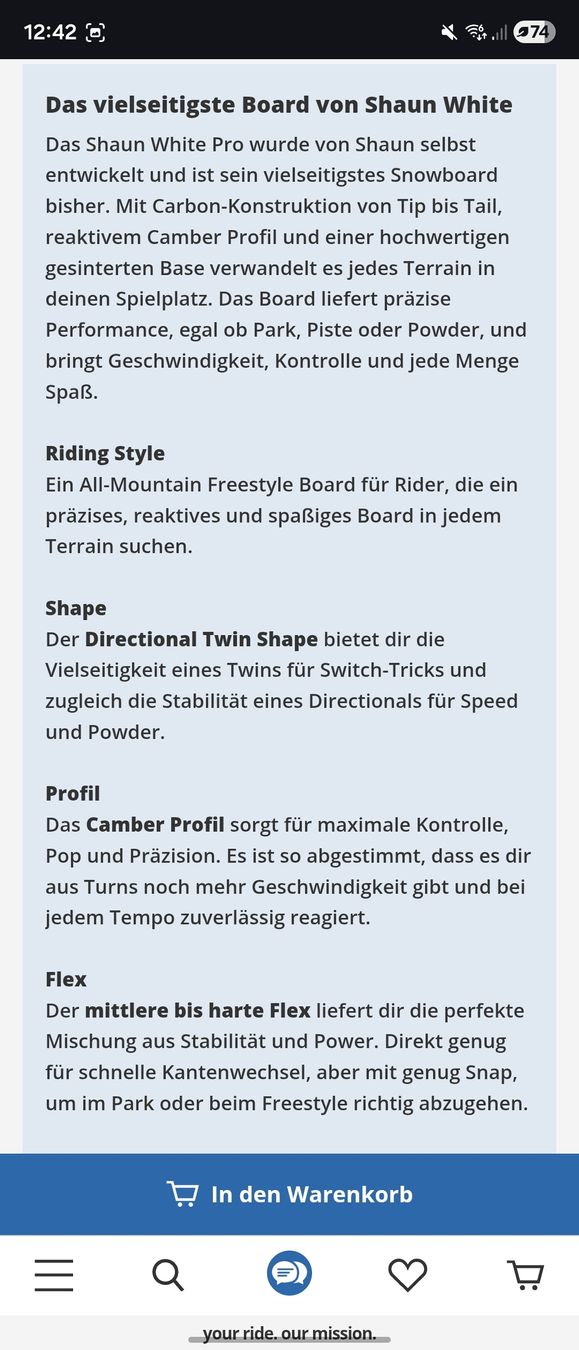 Board: Whitespace Freestyle SW Pro 158cm – Usato da Davos Wiesen venduto da flo_88hx 4