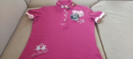 La Martina Poloshirt, Pink, Damen Grösse M