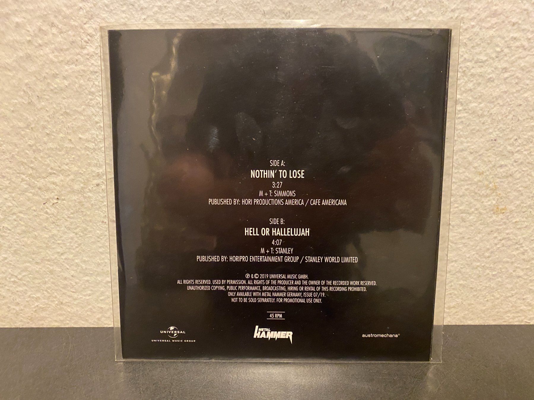 Dischi in vinile: Kiss - Rot Transparent 7" Vinyl – Nuovo (secondo la descrizione) da Basel venduto da VinylLover68 4