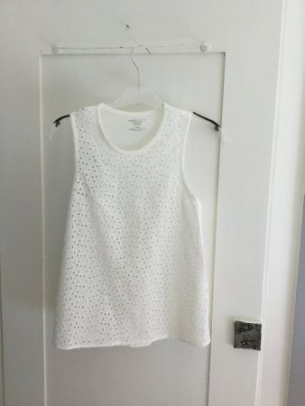 haut blanc majestic filatures de luxe T 2 coton