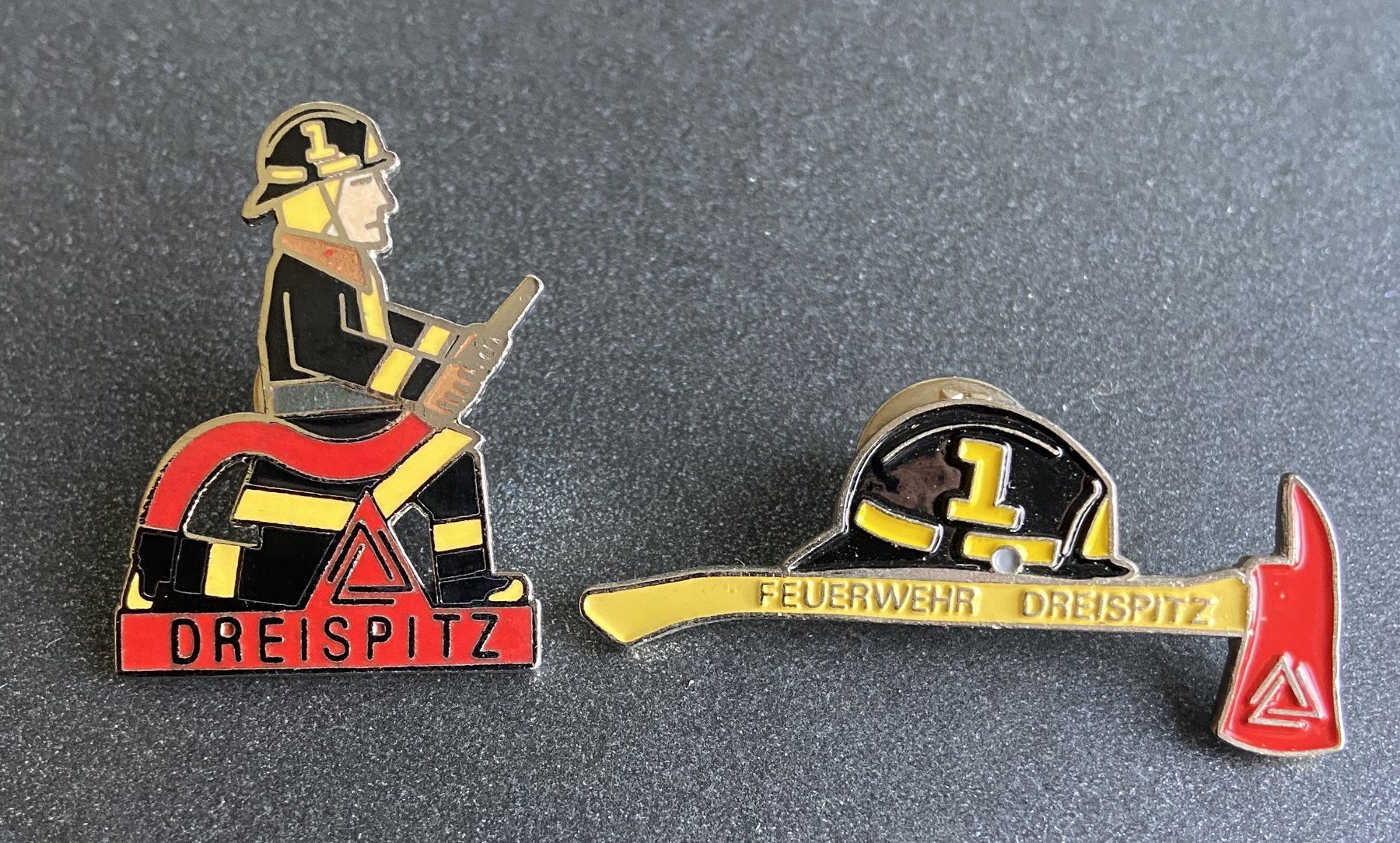 Placchette & Badge: Pin Feuerwehr Dreispitz – Usato da Böckten venduto da Hansi36