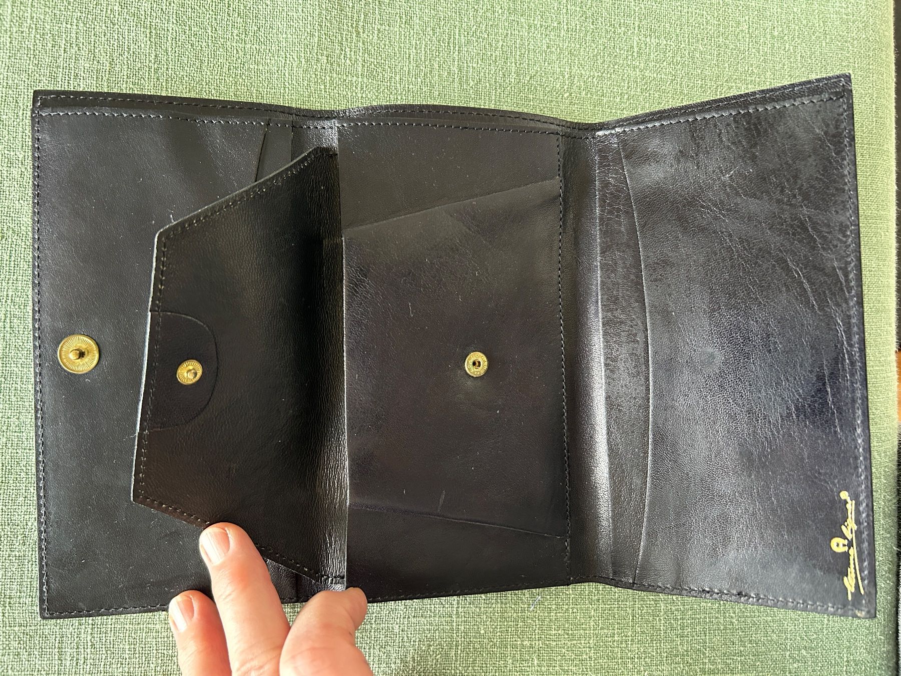Aigner Portemonnaie: Aigner Lederbörse ca 1975 – Gebraucht aus Kesswil von Sauerland19 4