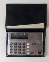Vintage CMT-555 Card Quartz Rechner mit Etui, Top!