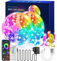 30 METER LED STREIFEN + FERNBEDIENUNG - LED STRIP LICHTBAND