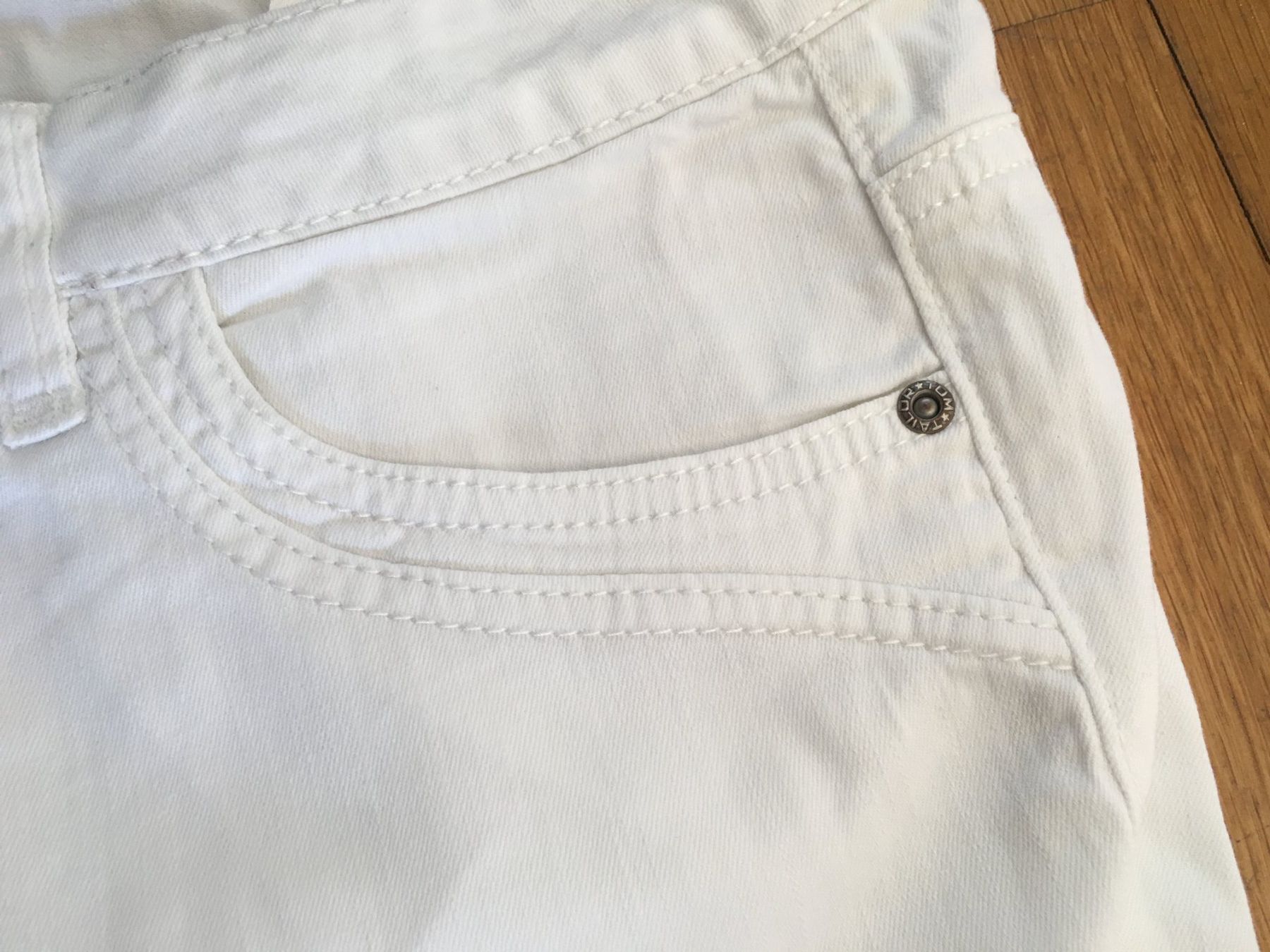 Tom Tailor Jeans: Weisse kurze Jeans, Grösse 42, Tom Taylor – Nuovo (secondo la descrizione) da Eich venduto da Jokove63 3