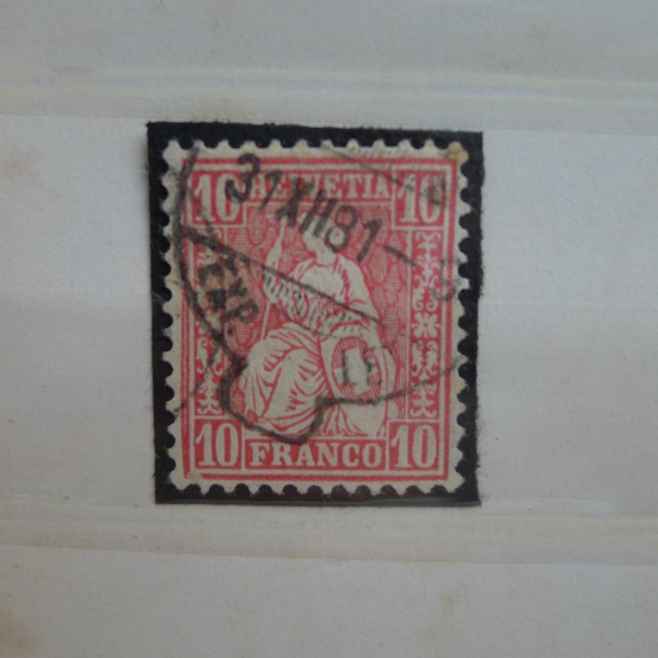 Alle Briefmarken: Tolles Album + Stempel Stehende+SITZENDE – Gebraucht aus Sursee von Luzernerraute 2