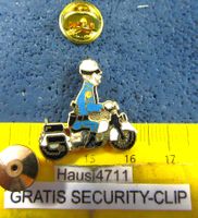 HD PIN US-COP POLICE ON HARLEY-DAVIDSON ENAMEL GOLDIG KLEIN