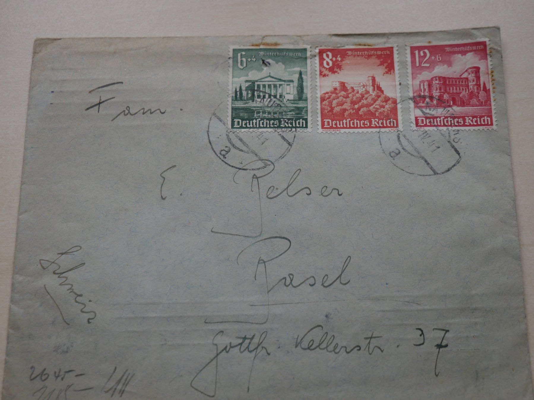 Ansichtskarten: 85 alte Ansichtskarten, Postkarten, Ersttagsbriefe im Album – Gebraucht aus Stein AG von Morgenrot56 5