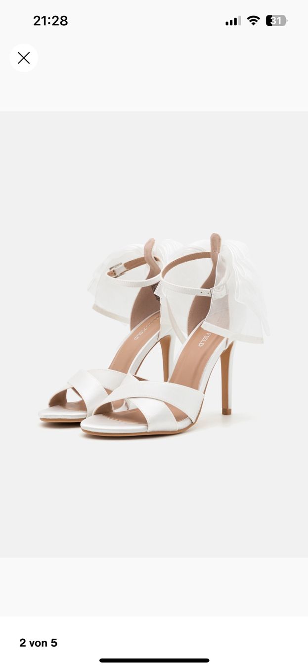 Anna Field Scarpe da donna: Brautschuhe / High HeelsGr. 38 – Nuovo (secondo la descrizione) da Brunnen venduto da browneyes_007