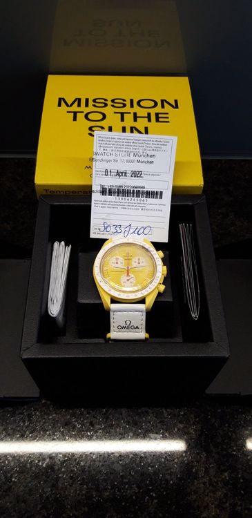 Swatch Orologi: Swatch Moonswatch "Mission To Sun" Swatch x Omega – Nuovo e nell'imballaggio originale da Schwyz venduto da thatboy