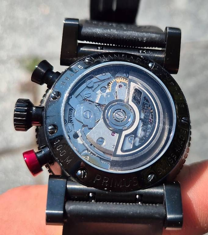 Hanhart Uhren: Hanhart Primus Diver Chronograph, Fullset – Gebraucht aus Hünibach von Quaechemer 3