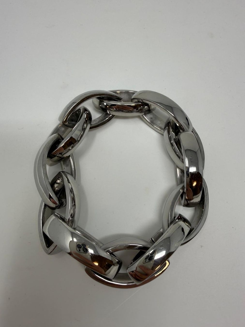 Bracciali & Braccialetti: Modische Statement Kette, silberfarben – Usato da Kloten venduto da hicksi_ch 1