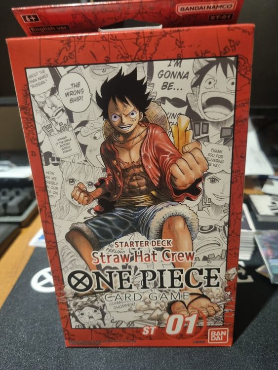One Piece TCG Straw Hat Crew Starter Deck ST 01 EN Sealed Acheter 
