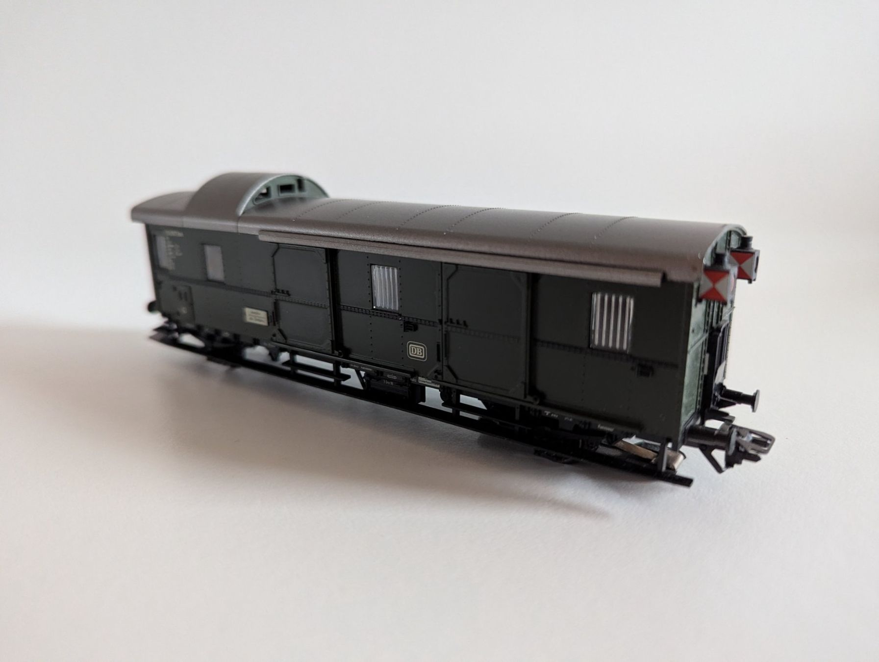 Märklin Modellini di ferrovie: Wagon à bagages DB Märklin HO. – Usato da montcherand venduto da Niollu 7